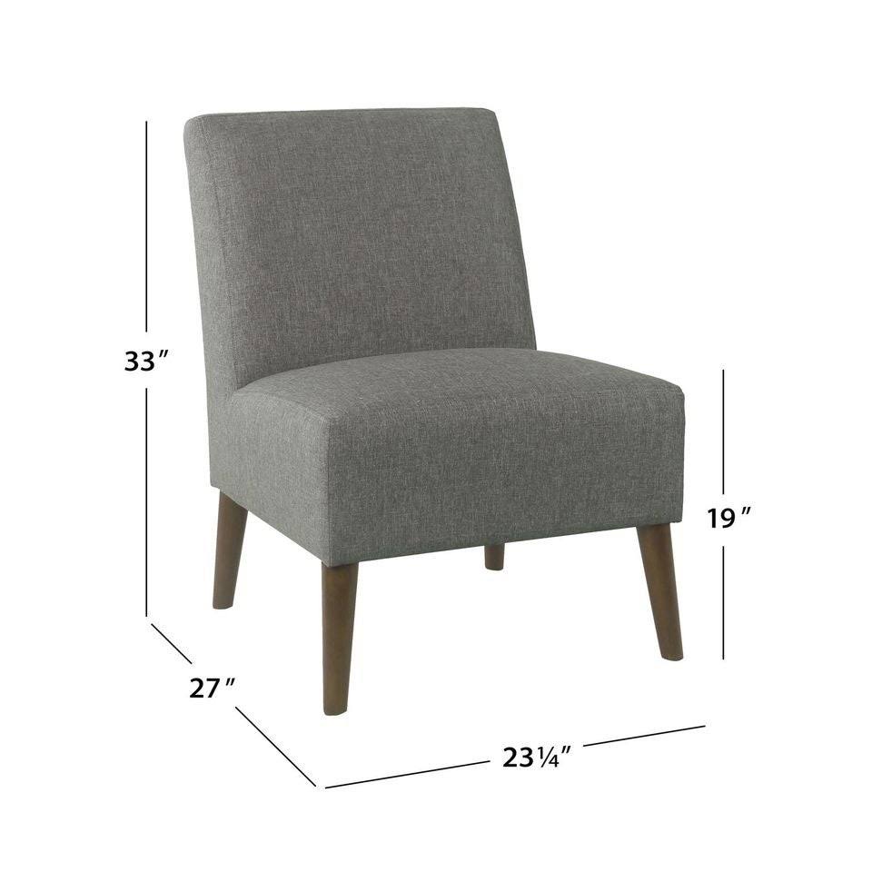 Navy Blue Armless Dining Accent Chair H79783