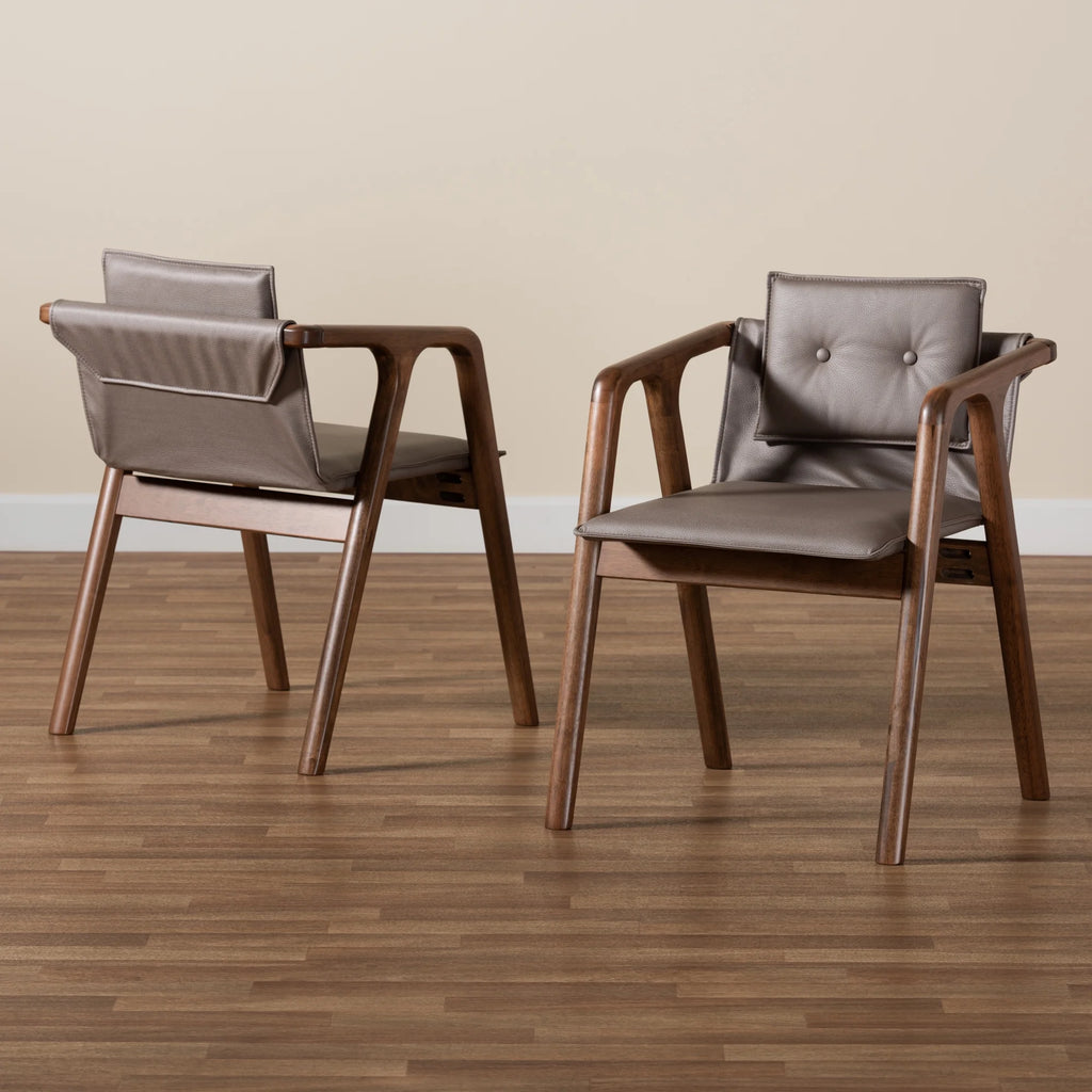 Grey Dining Chair, Set of 2 Z1052