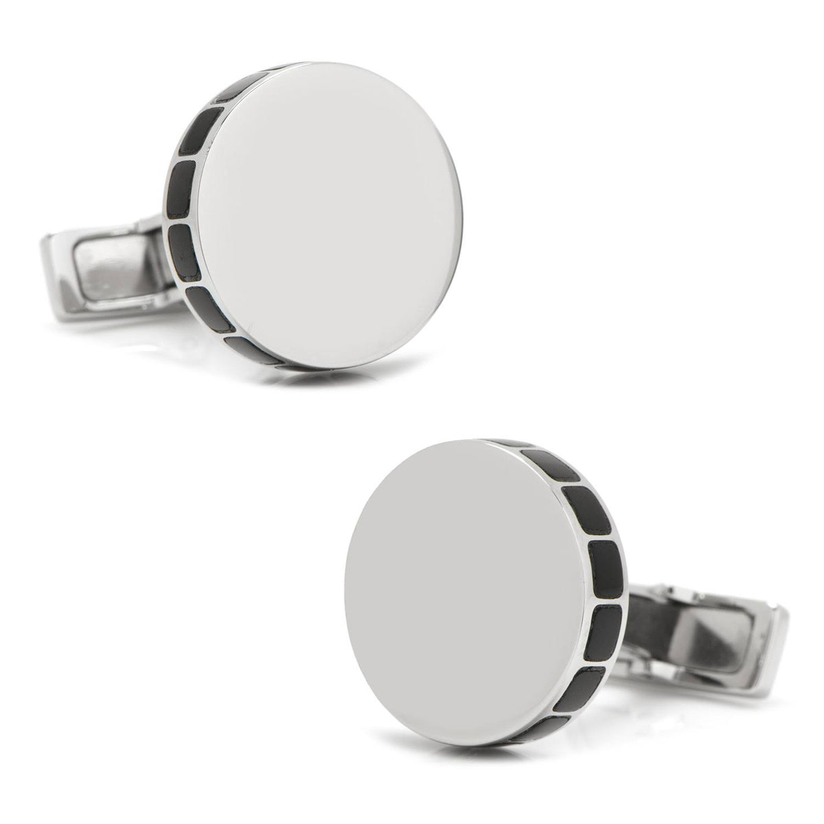 Stainless Steel Onyx Mosaic Cufflinks Q865