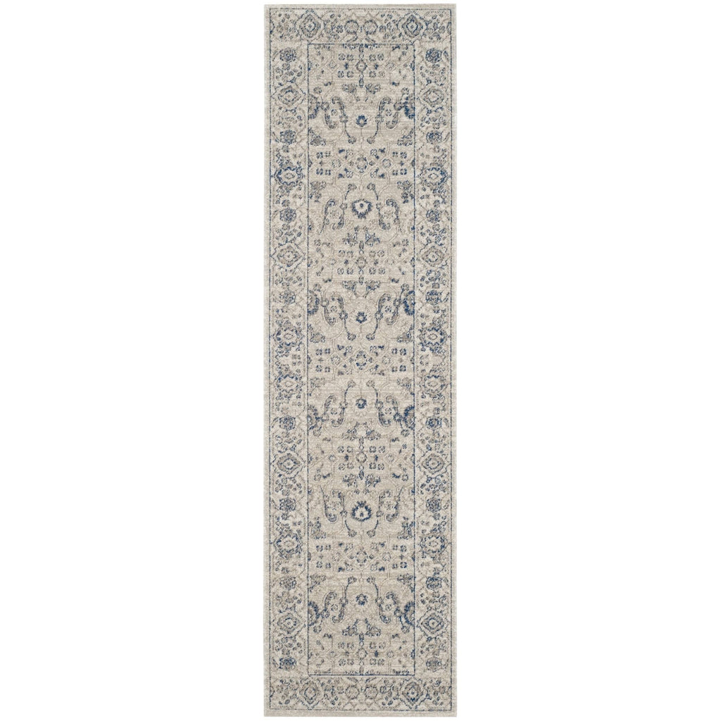Rust / Navy Rectangle Rug Z71512