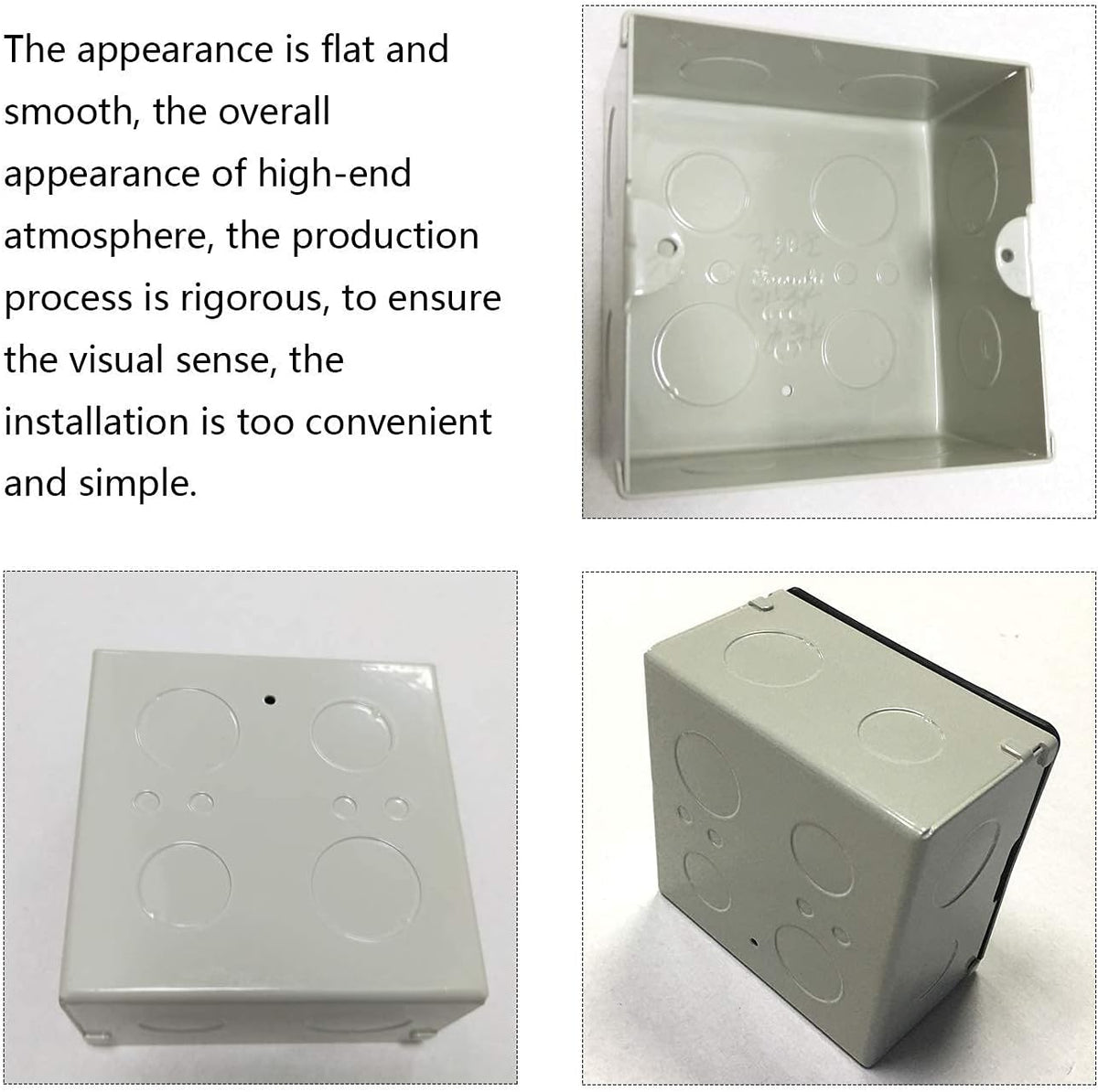 4 Inch Square Electrical Metal Switch Box Z32575