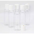 144 Pack 2 oz Clear Empty Refillable Pet Bottles with White Disc Top Cap S1666