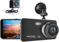 Dash Cam 4" IPS 1080 Dual Car Camera with Backup Camera, Pack of 2 S5167