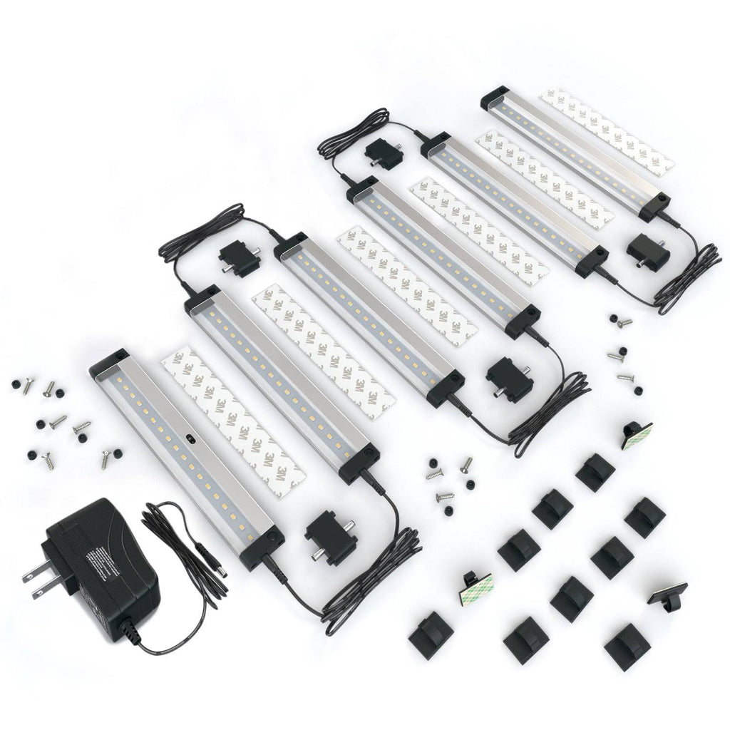 6 Panels 7 inch LED Dimmable Under Cabinet Lighting Kit C271