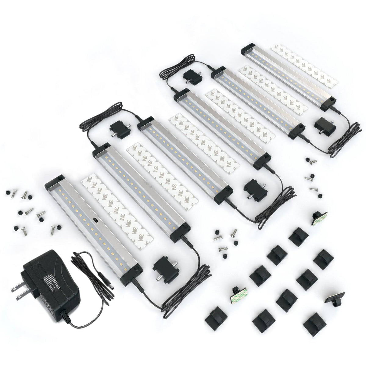 6 Panels 7 inch LED Dimmable Under Cabinet Lighting Kit C271