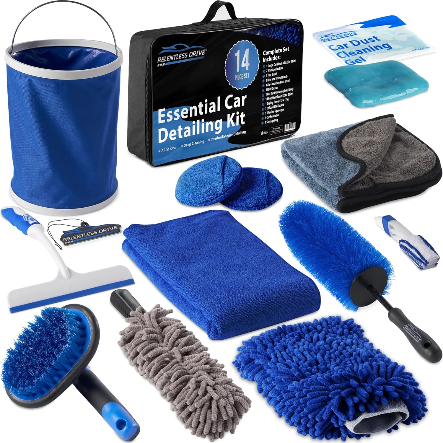 20pc Car Wash Kit with Bucket C146