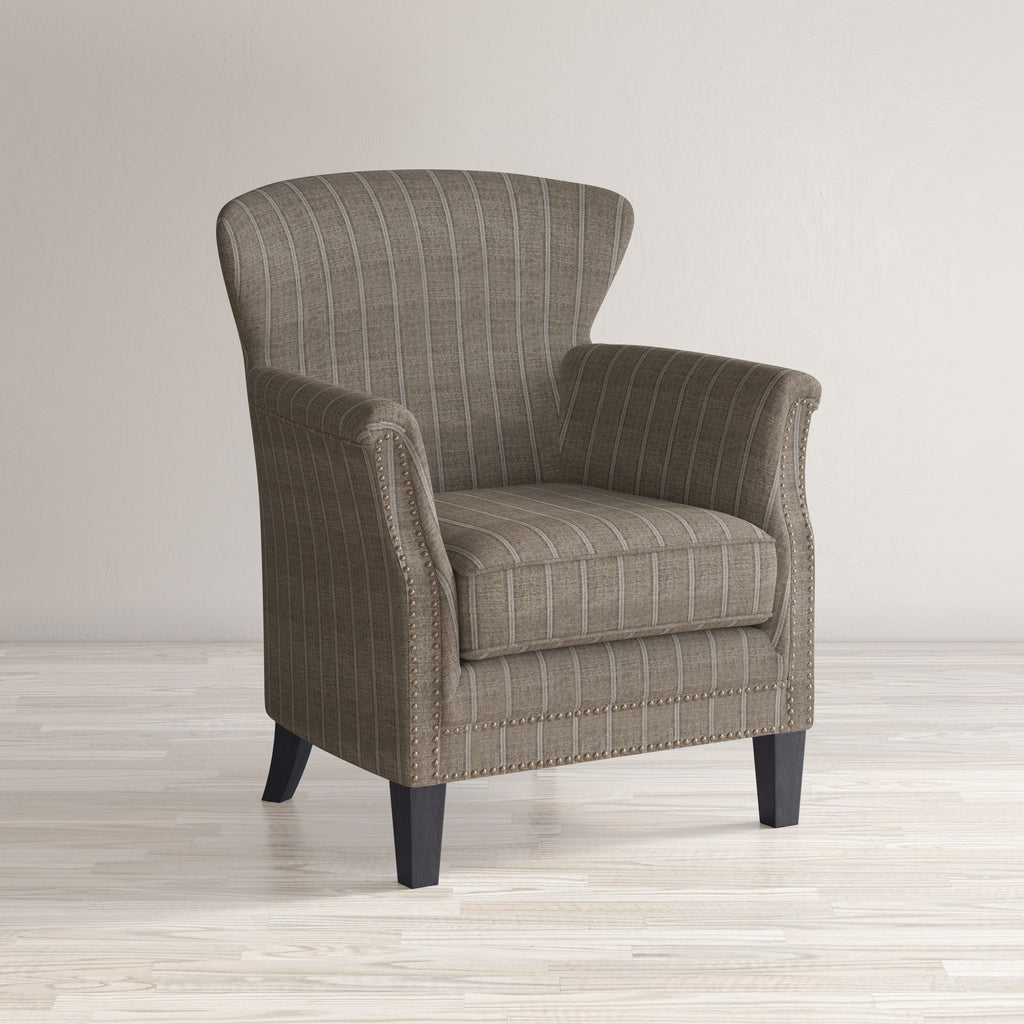Classic Upholstered Accent Chair with Nailhead Trim H995