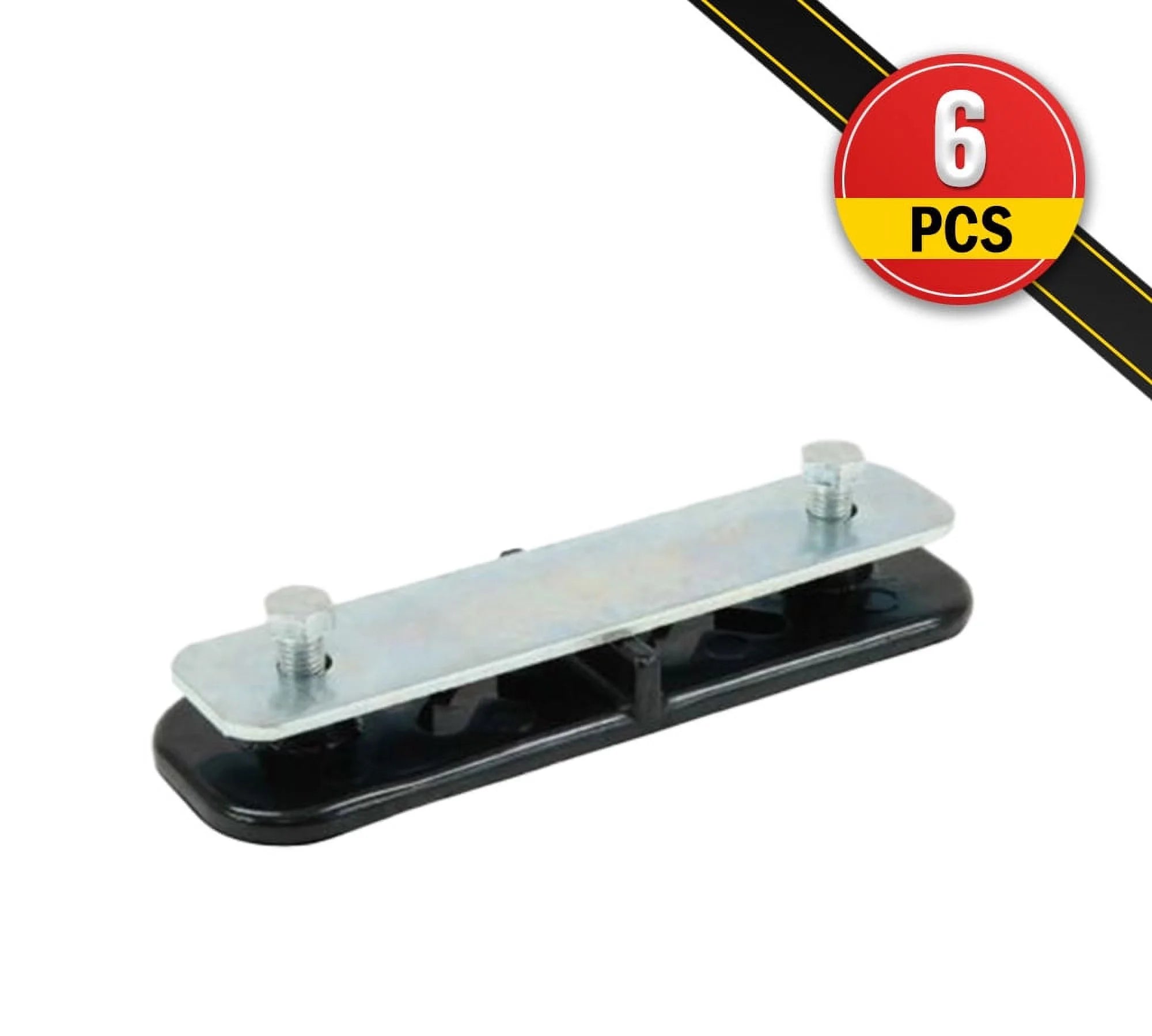 4 Pcs White Ground Protection Mats with 6 Pcs Connectors S7924