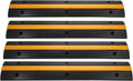 Rubber Cable Protector Speed Bump (4 Pack Single Channel) Pack of 2 B584