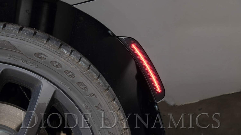 15-20 Dodge Charger LED Sidemarkers Clear Set K34346