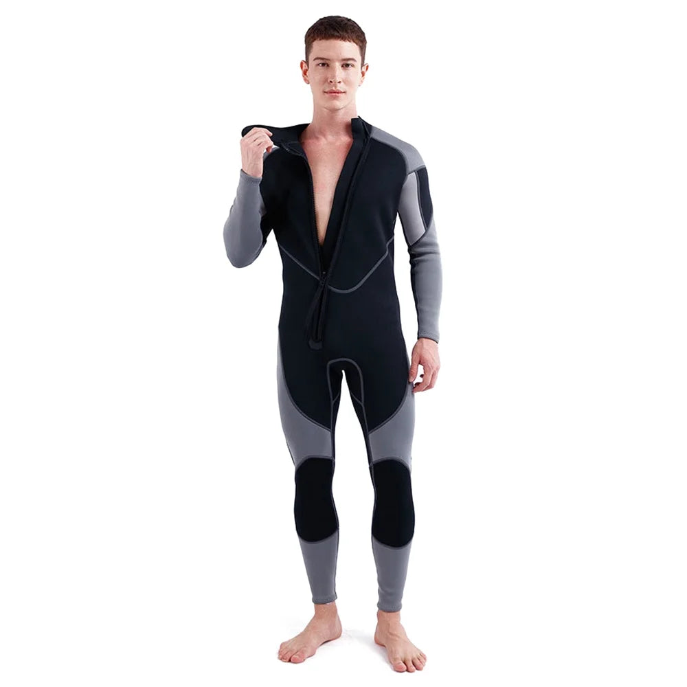3mm Neoprene Front Zip Full Body Diving Wetsuit A812716
