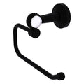 Matte Black Toilet Tissue Holder with Twisted Accents M519085