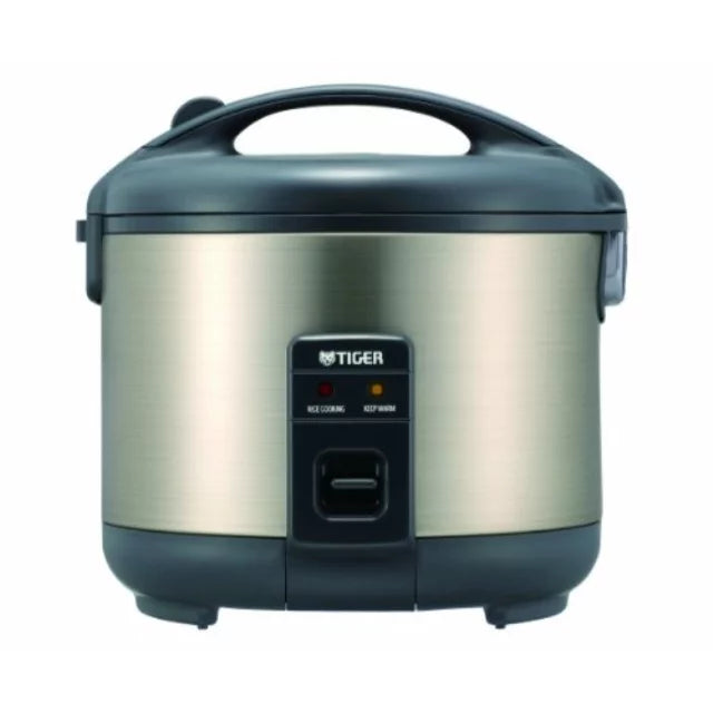 5.5-Cup Stainless Steel Gray Rice Cooker and Warmer D4719