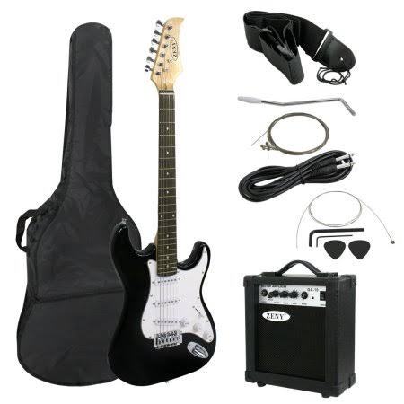 39 Full Size Electric Guitar with Amp and Case X463509