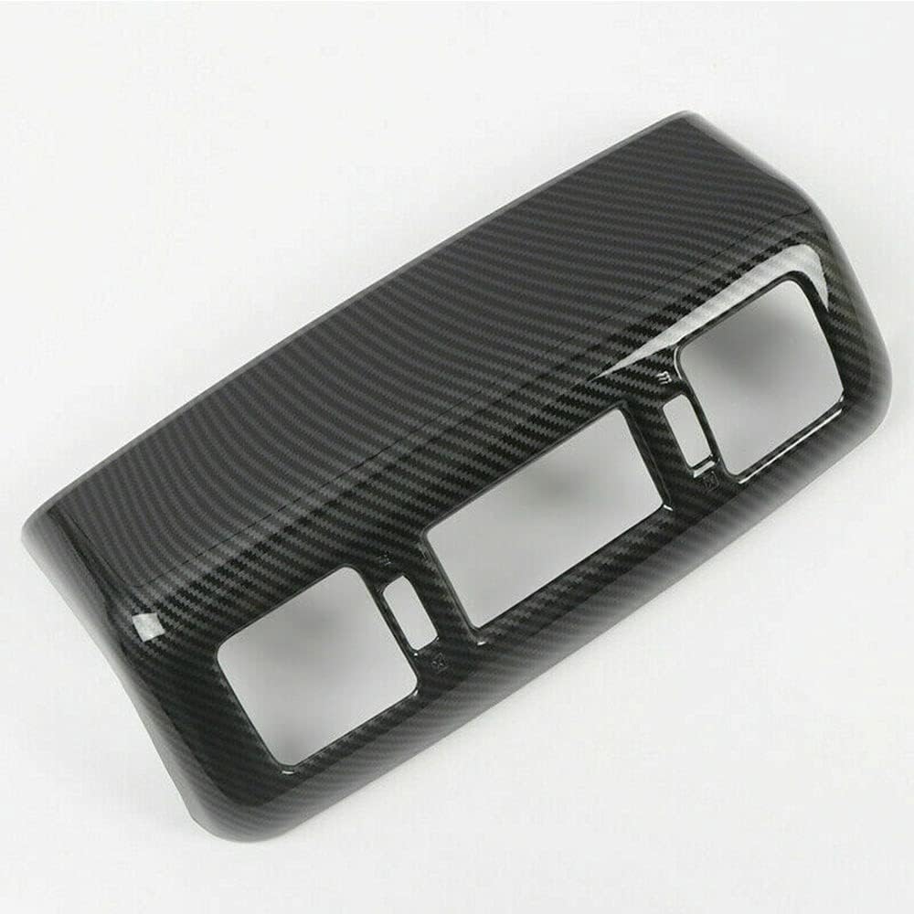 Carbon Fiber Inner Armrest Rear Air Vent Cover Trim Pack of 2 U213221
