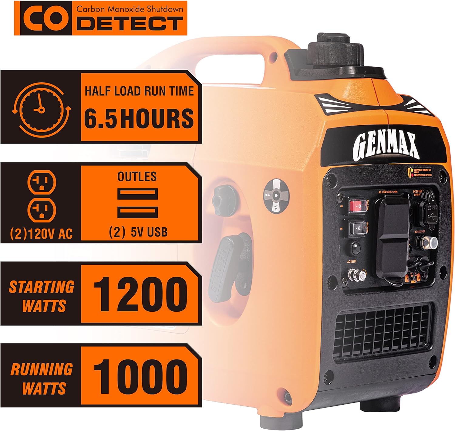 Gas Powered Inverter Generator J2780