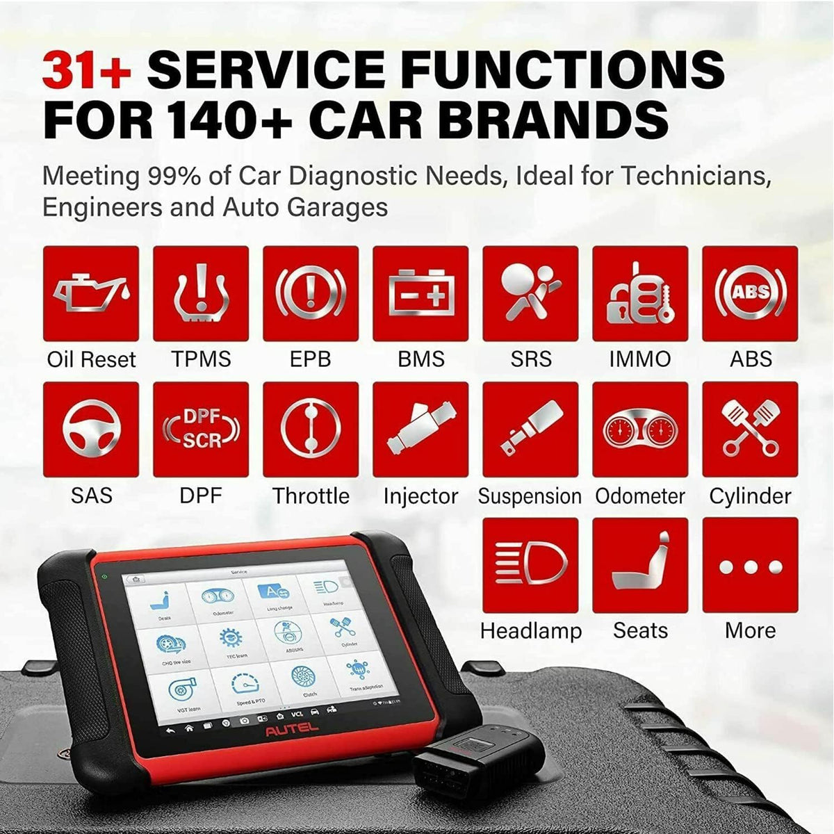 Autel Scanner MaxiCOM MK906BT Auto Diagnostic Scan Tool L52263