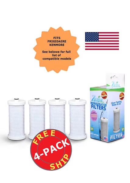 Water and Ice Filter, 4 Pack W9433