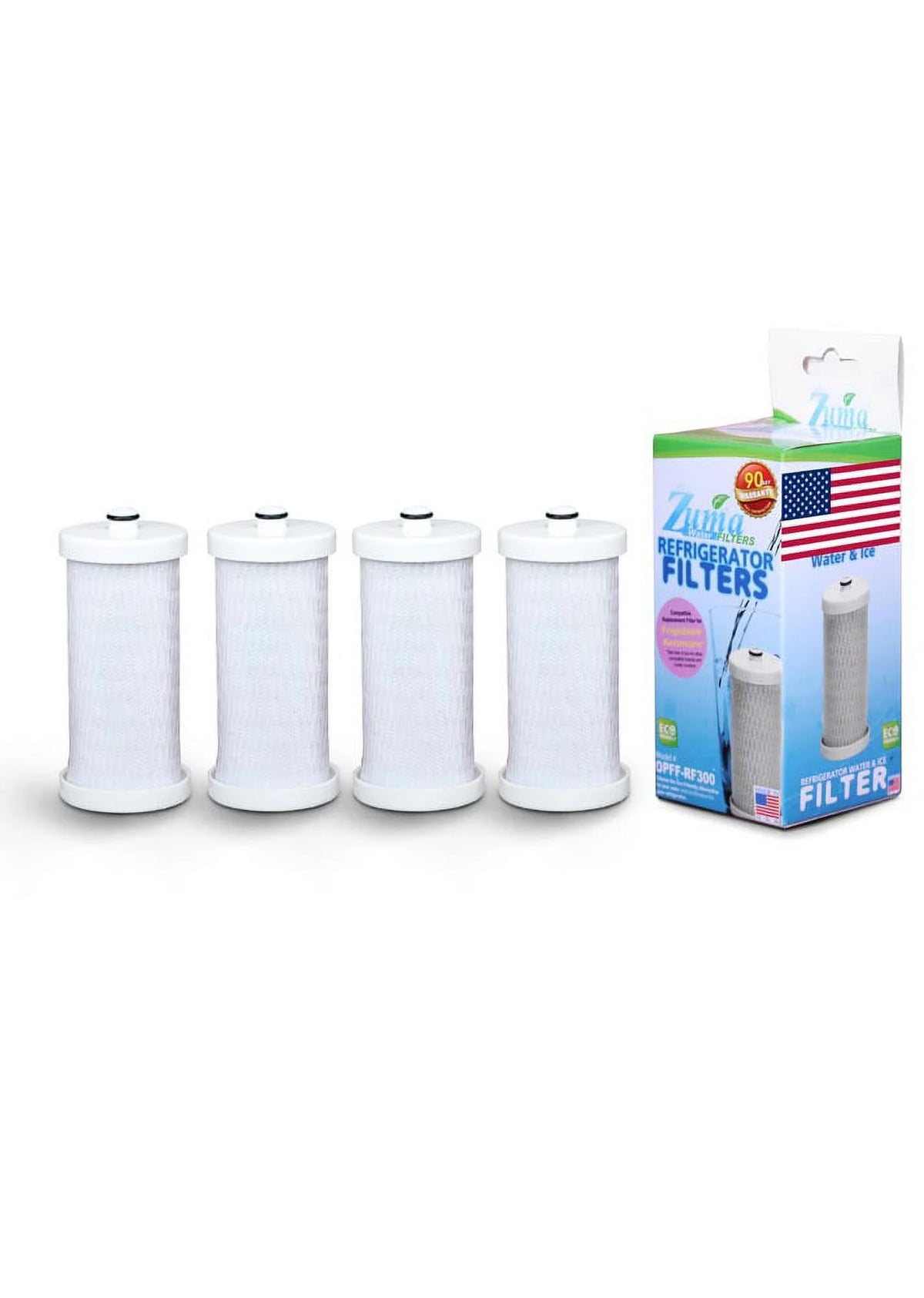 Water and Ice Filter, 4 Pack W9433