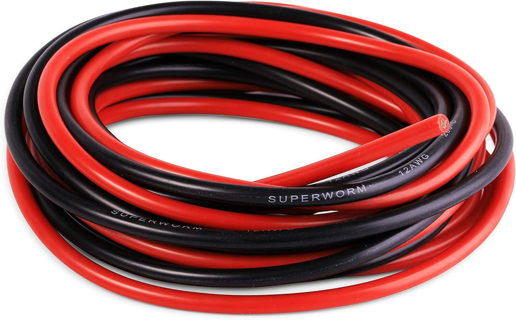 8 Gauge Silicone Wire 50 feet Pack of 2 B545435