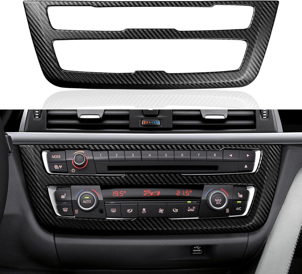 Car Dashboard Panel Frame Cover Trim Sticker Interior Decoration X7083