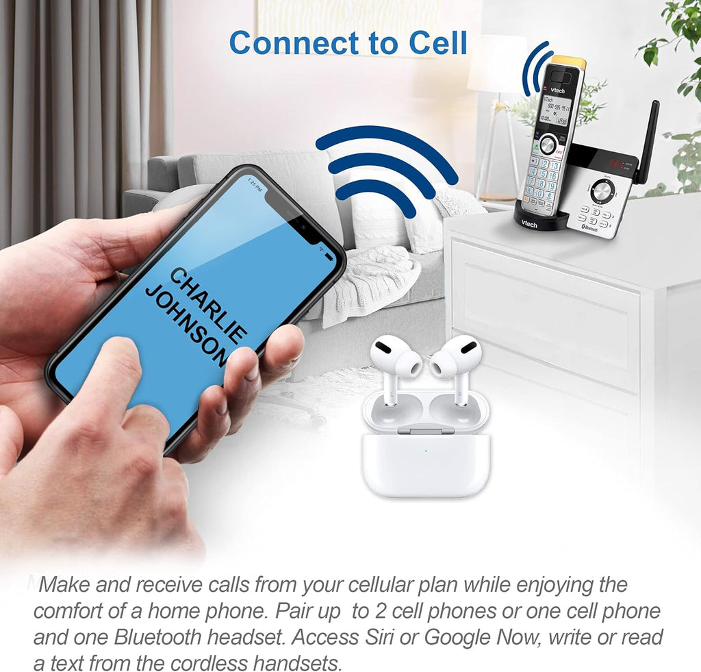 4 Handset Cordless Phone with Answering Machine X527819