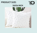 Set of 2 Soft Plush Velvet Decorative Throw Pillow Covers Square Cushion Case X711