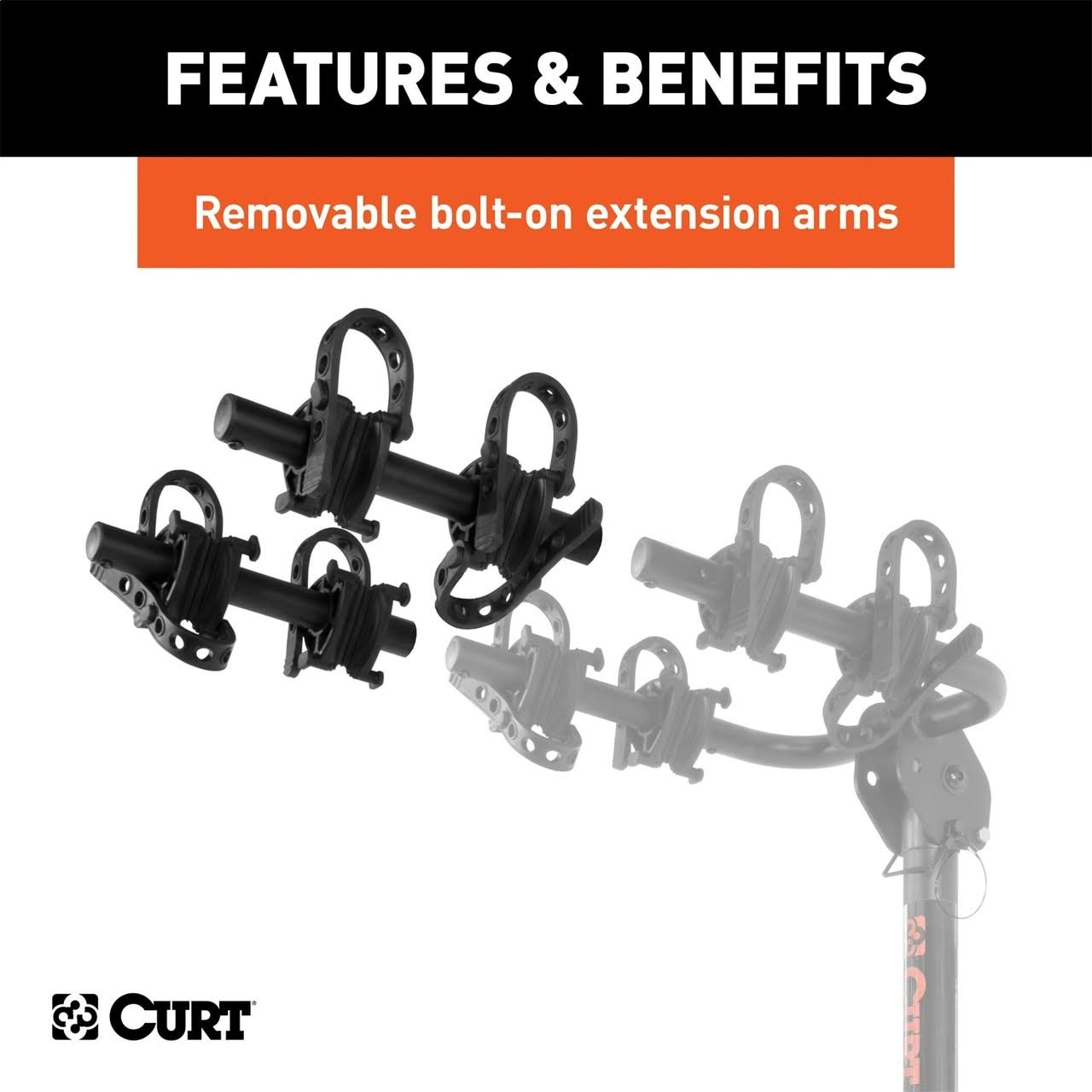 Extendable Hitch Mounted Bike Rack P477250