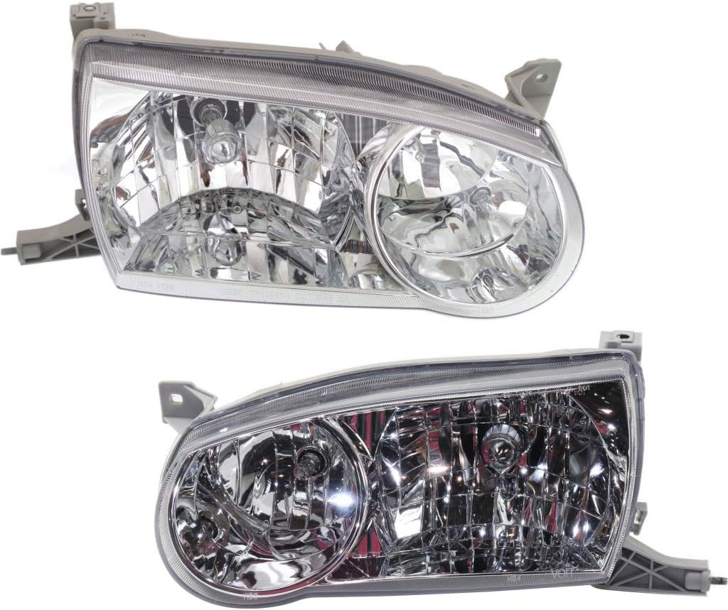 Pair Head Lights for Toyota Corolla Q664