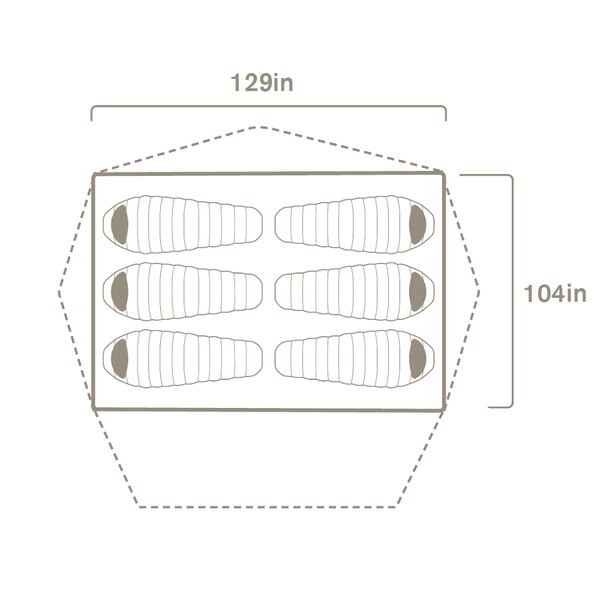 6-Person Footprint J84416