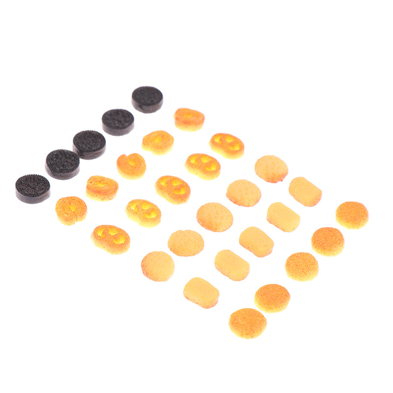 10Pcs/Set Dollhouse Miniature Cookie Kitchen Food Toy V963236