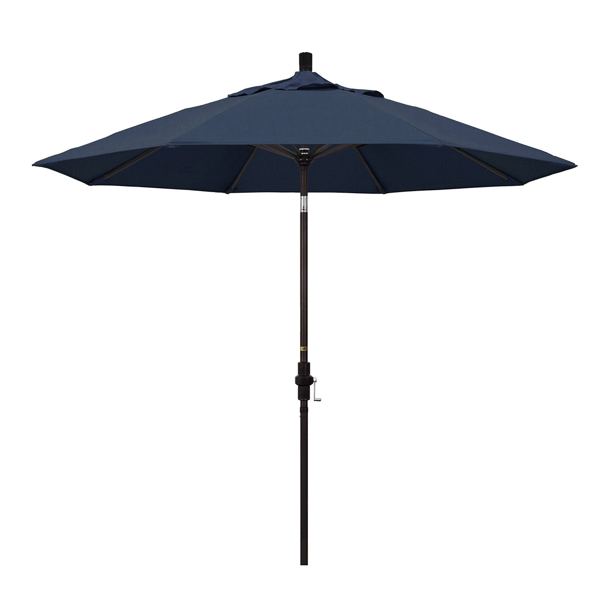 Bronze Aluminum Market Umbrella with Collar Tilt X768040