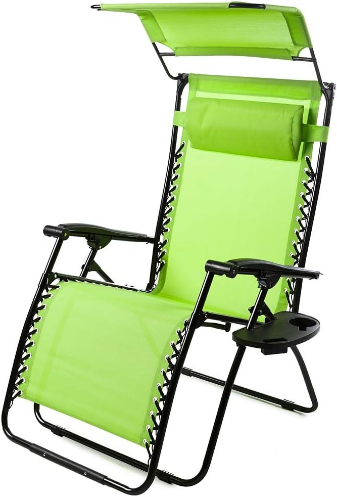 Outdoor Zero Gravity Chair with Canopy H6644