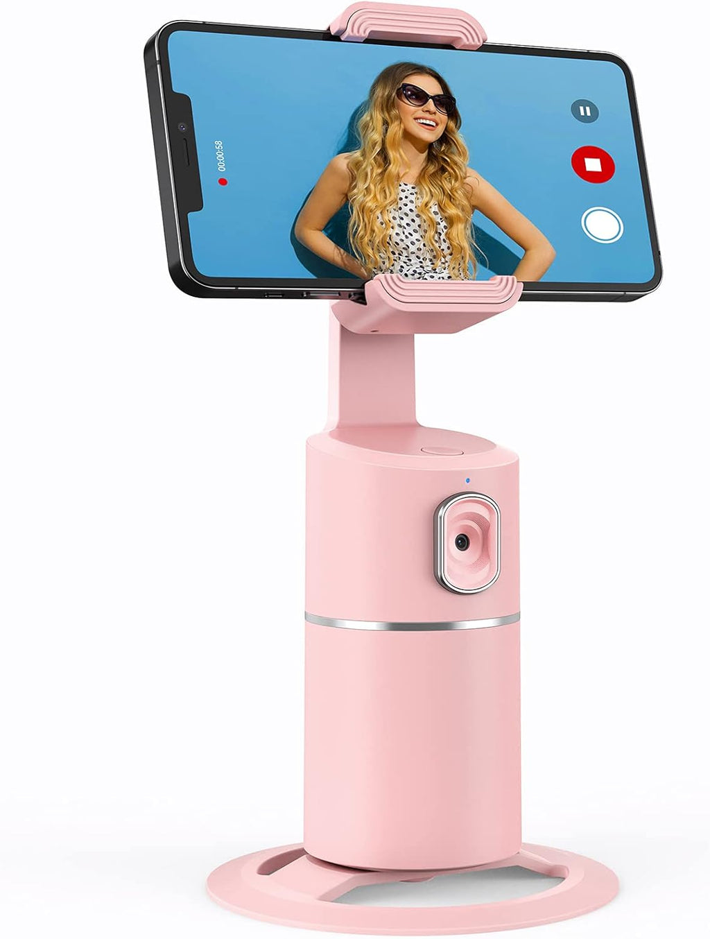 Auto Face Tracking Phone Camera Mount Tripod with Rechargeable Battery N1674