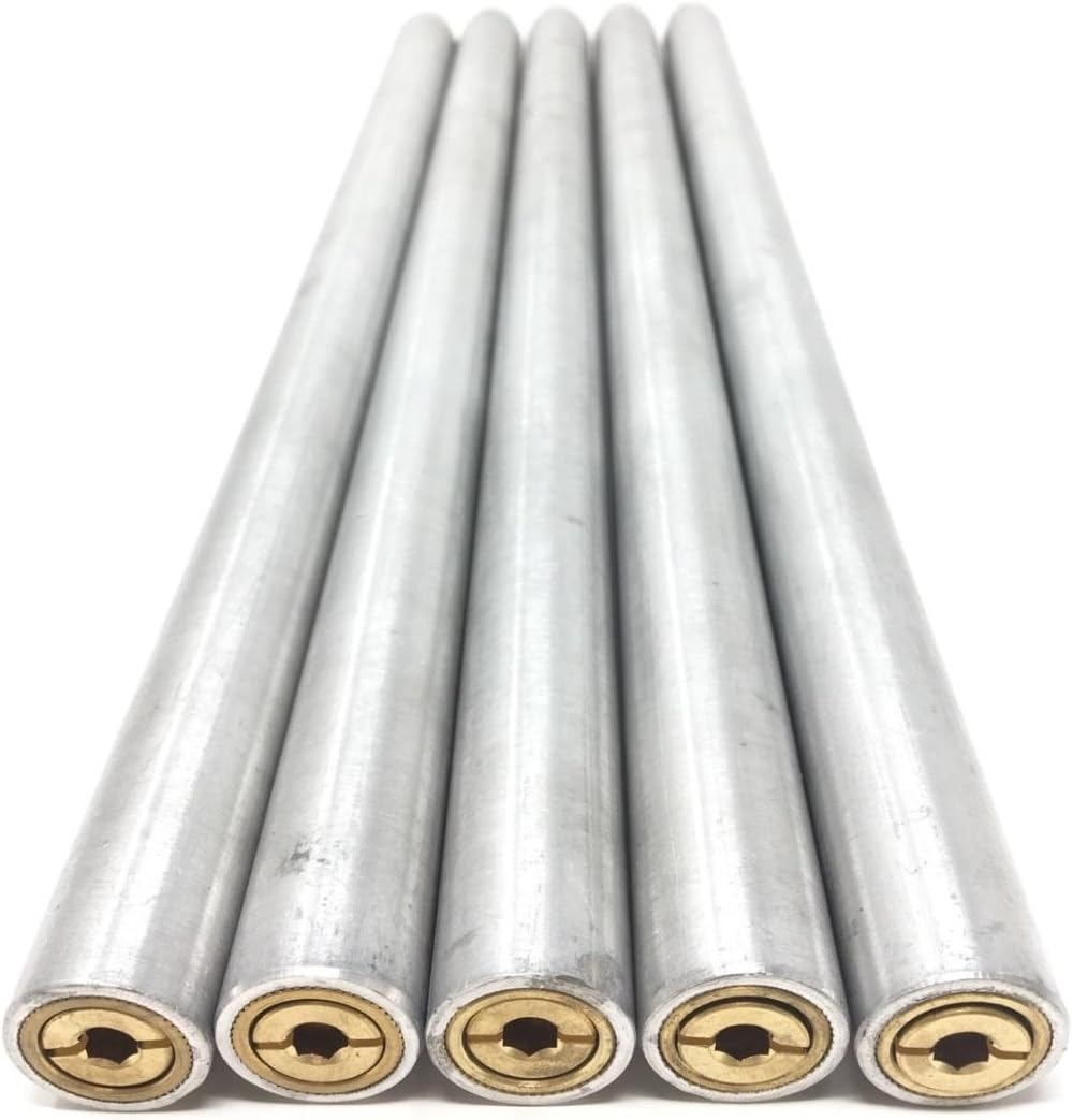 5 Pack Aluminum Paver Lawn Pipe Tube Pool Deck Brass Anchor for Swimming Pool Cover B52741