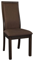 Brown Side Chair Set of 2 Q21980