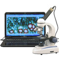 40X-400X Metal Glass Student Microscope with 2MP USB Digital Imager A622