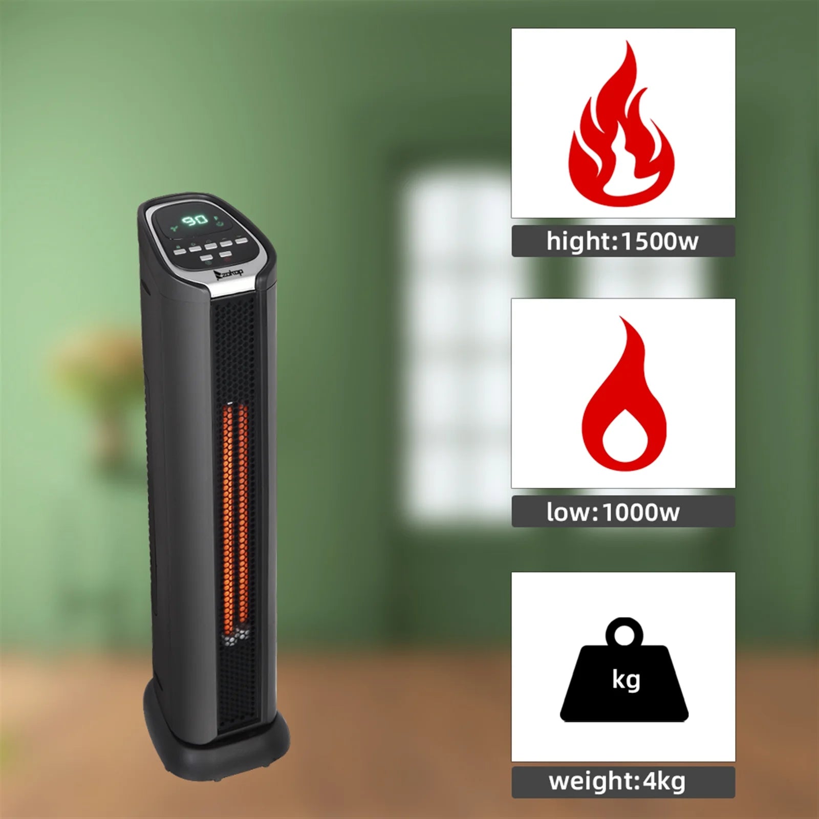 1500W Infrared Space Heater A49359
