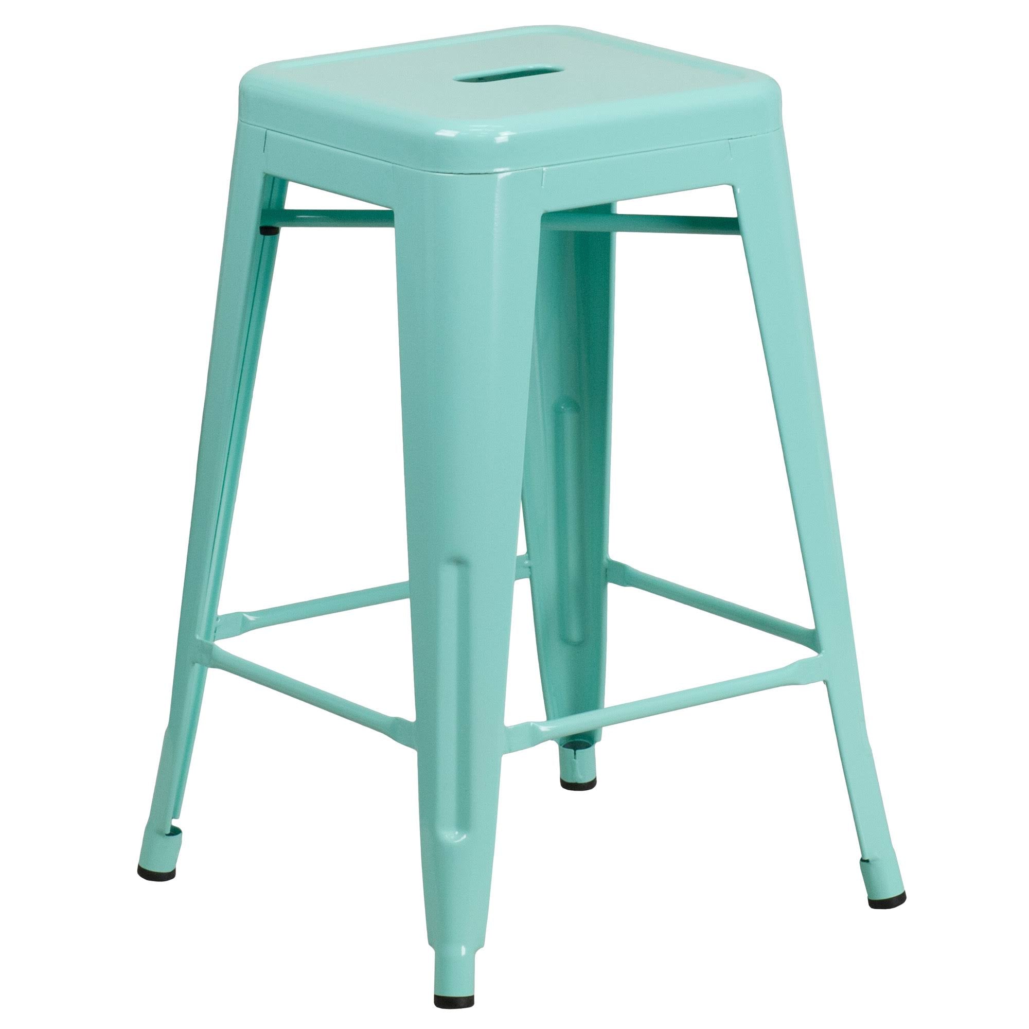Walnut Bentwood Bar Stool with Curved Vinyl Seat and Back X592