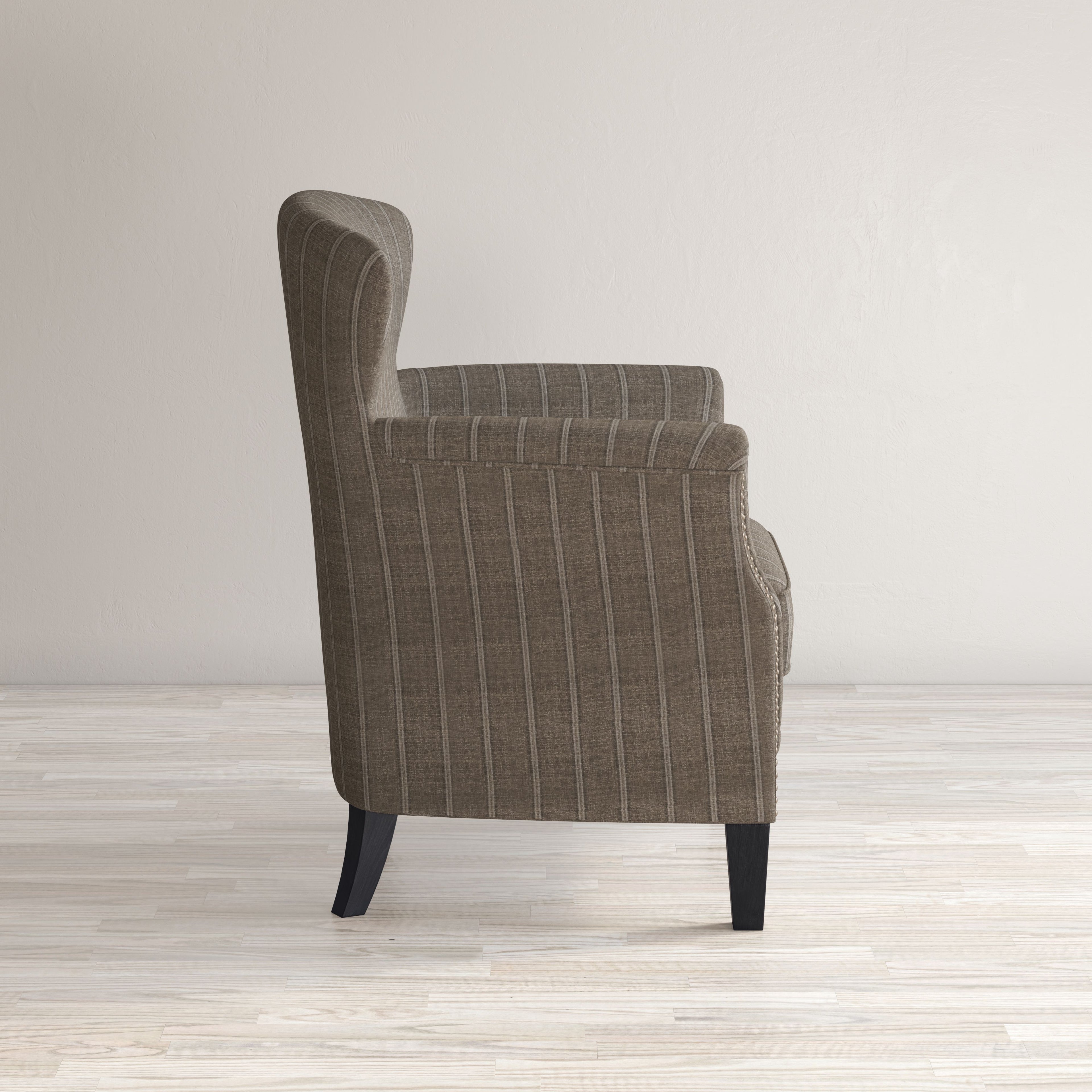 Classic Upholstered Accent Chair with Nailhead Trim H995