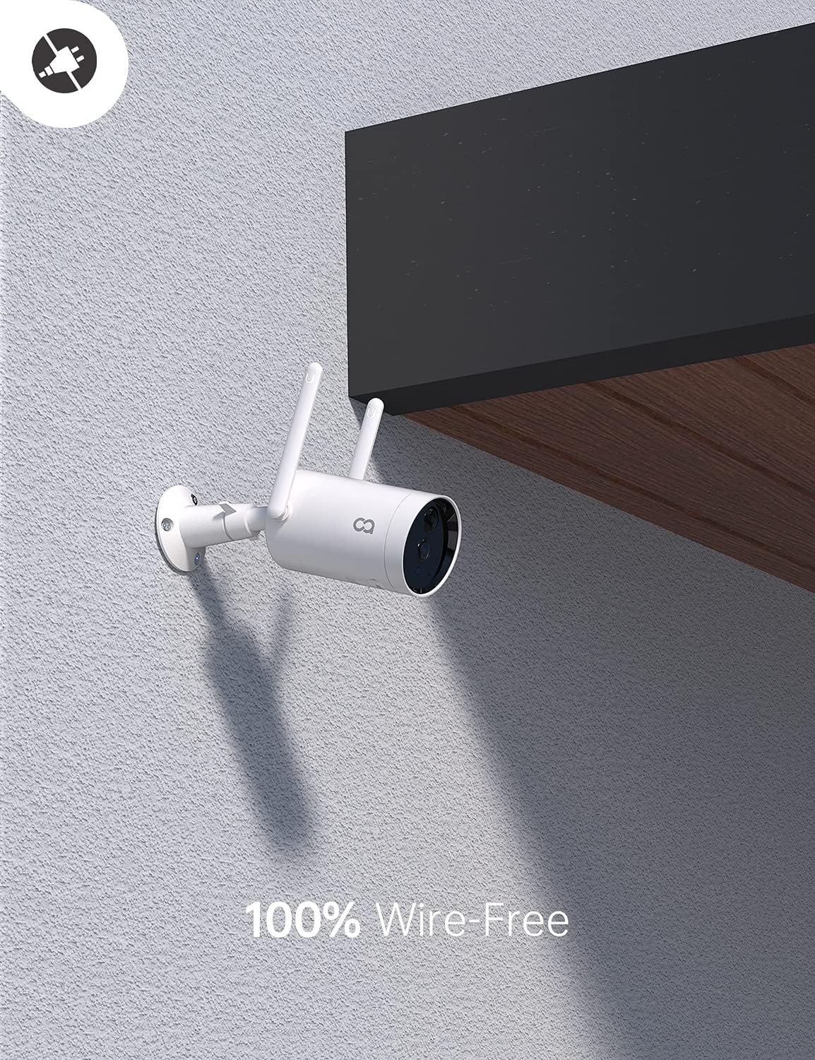Wireless Solar Powered Security Camera with Night Vision K692321