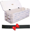 Rustic White Mango Wood Cable Management Box M586