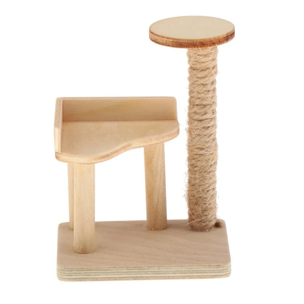 Miniature Cat Climbing Dollhouse Furniture S487
