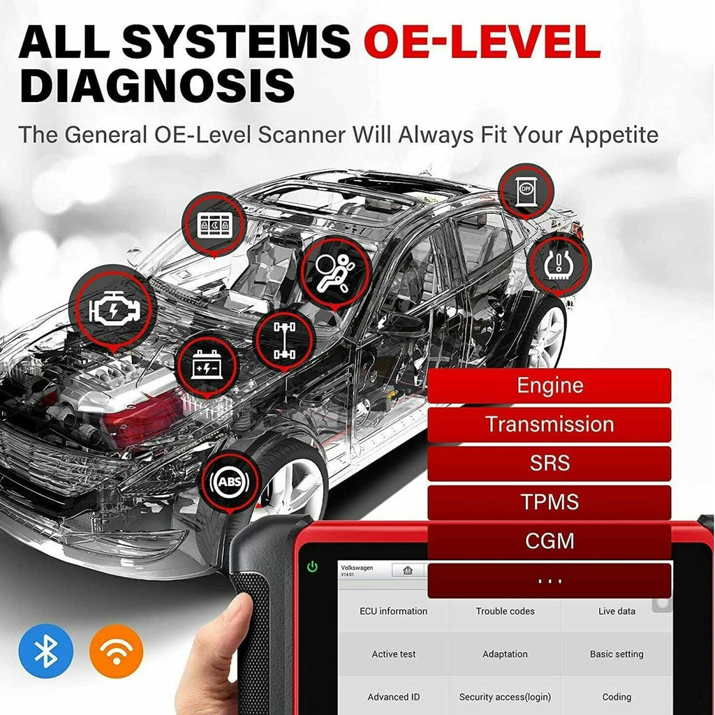 Autel Scanner MaxiCOM MK906BT Auto Diagnostic Scan Tool L52263