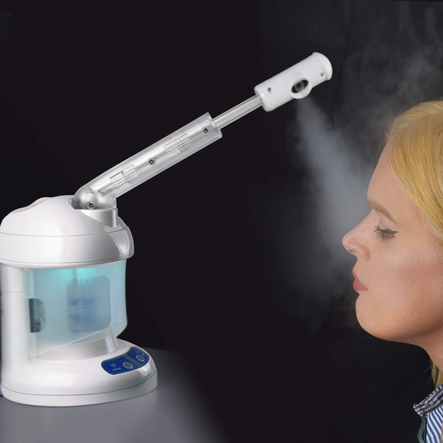 Facial Steamer with Extendable Arm, White, Pack of 2 N483169