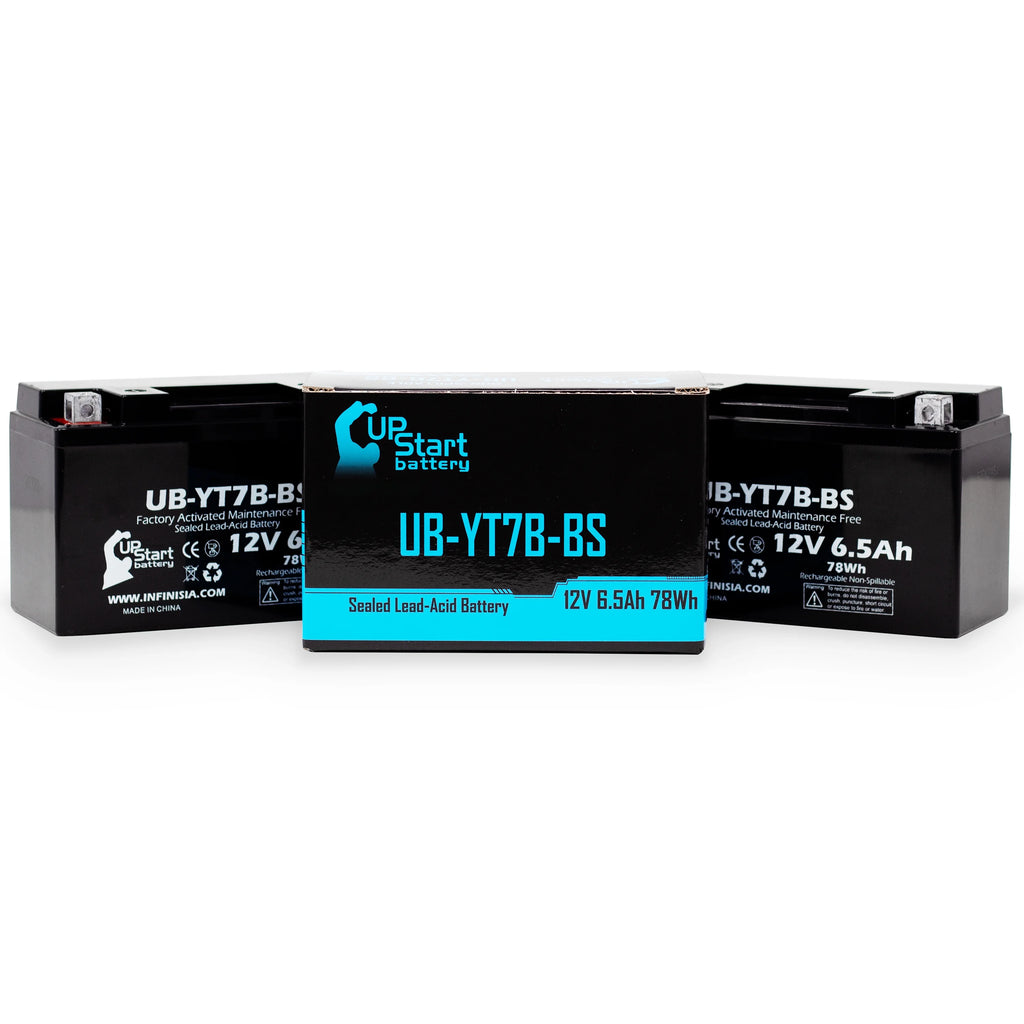2-Pack 12V 6Ah Motorcycle Battery X3884