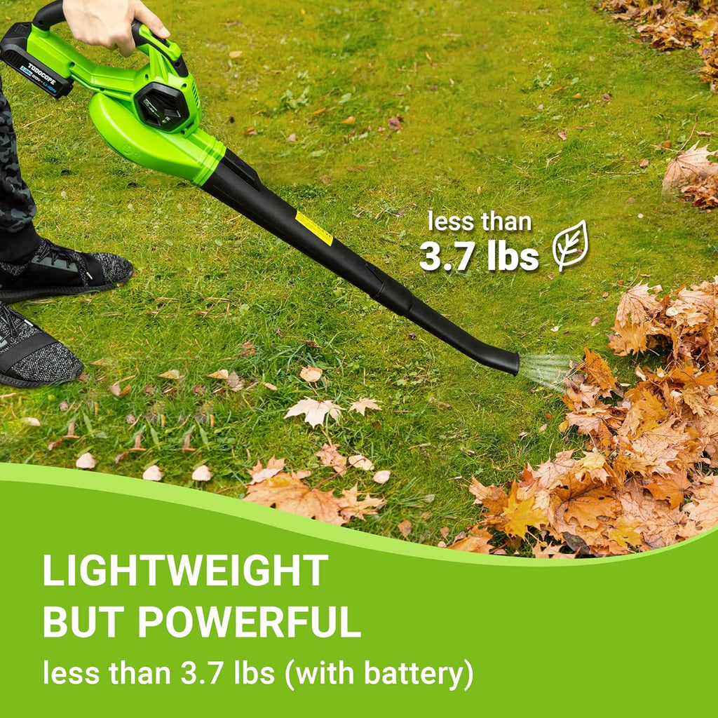 20V Cordless Leaf Blower Vacuum with Battery and Charger, Pack of 2 R6919