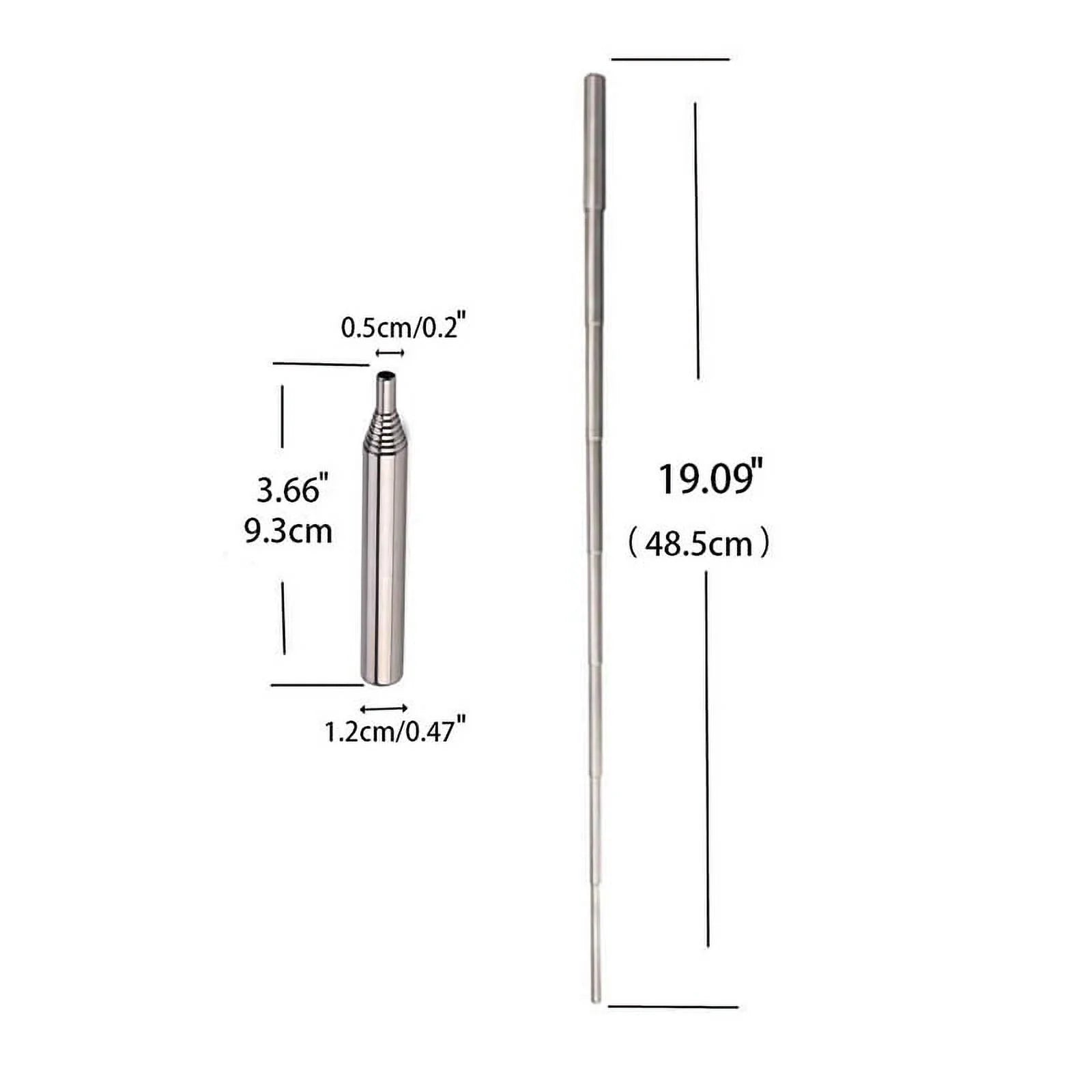 Folding Wood Burning Stove Blowpipe Kit with Carry Bag O816