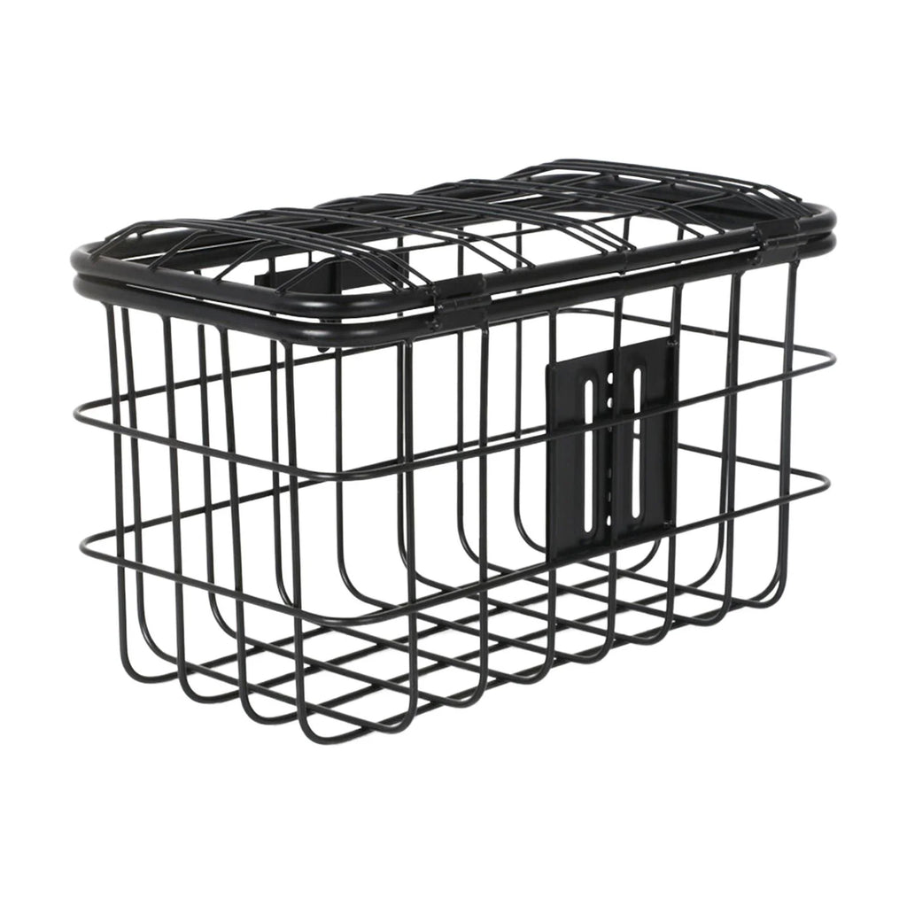 Wire Mesh Bike Basket with Lid Carrier Pannier V2770