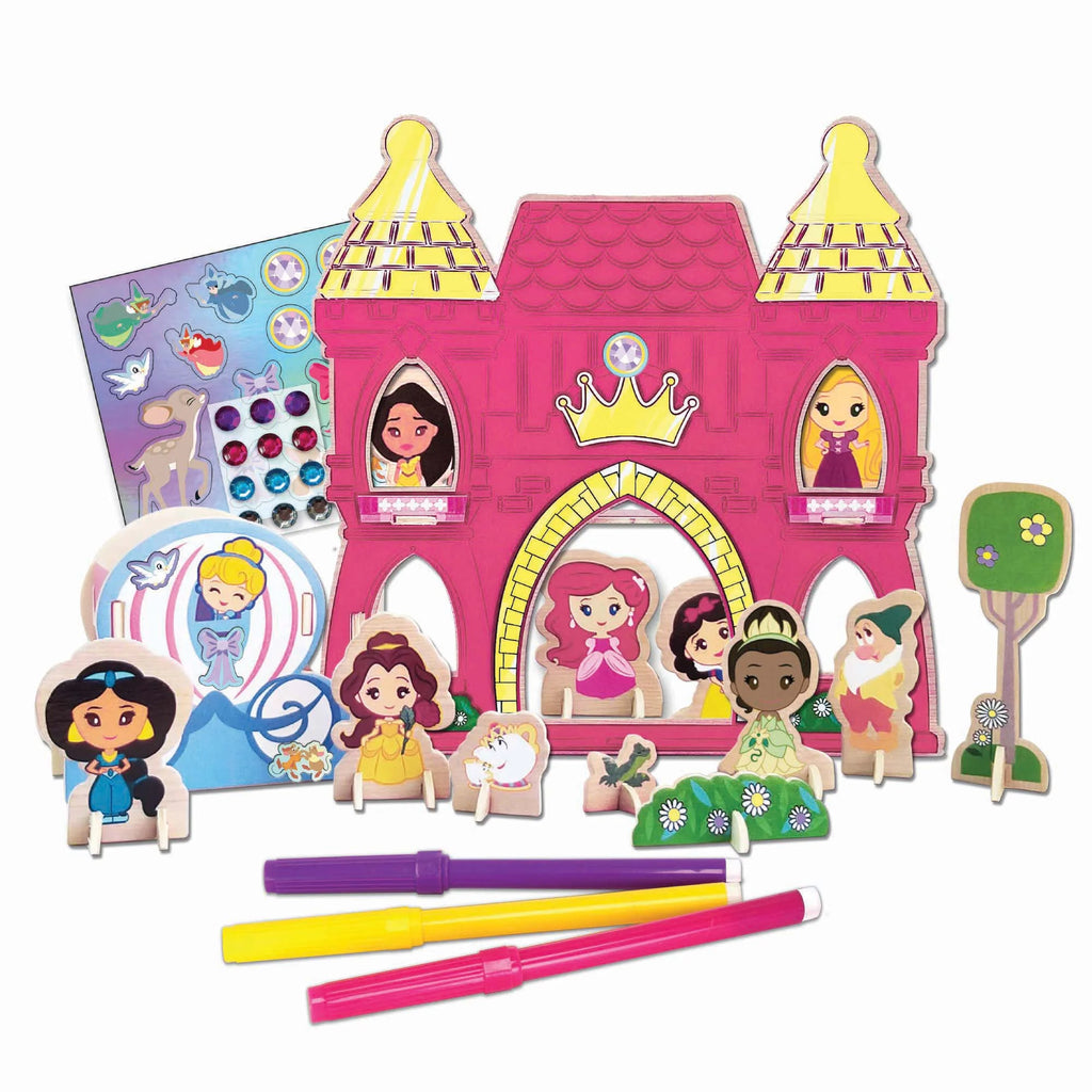 Wood Castle Building and Decorating Set S485